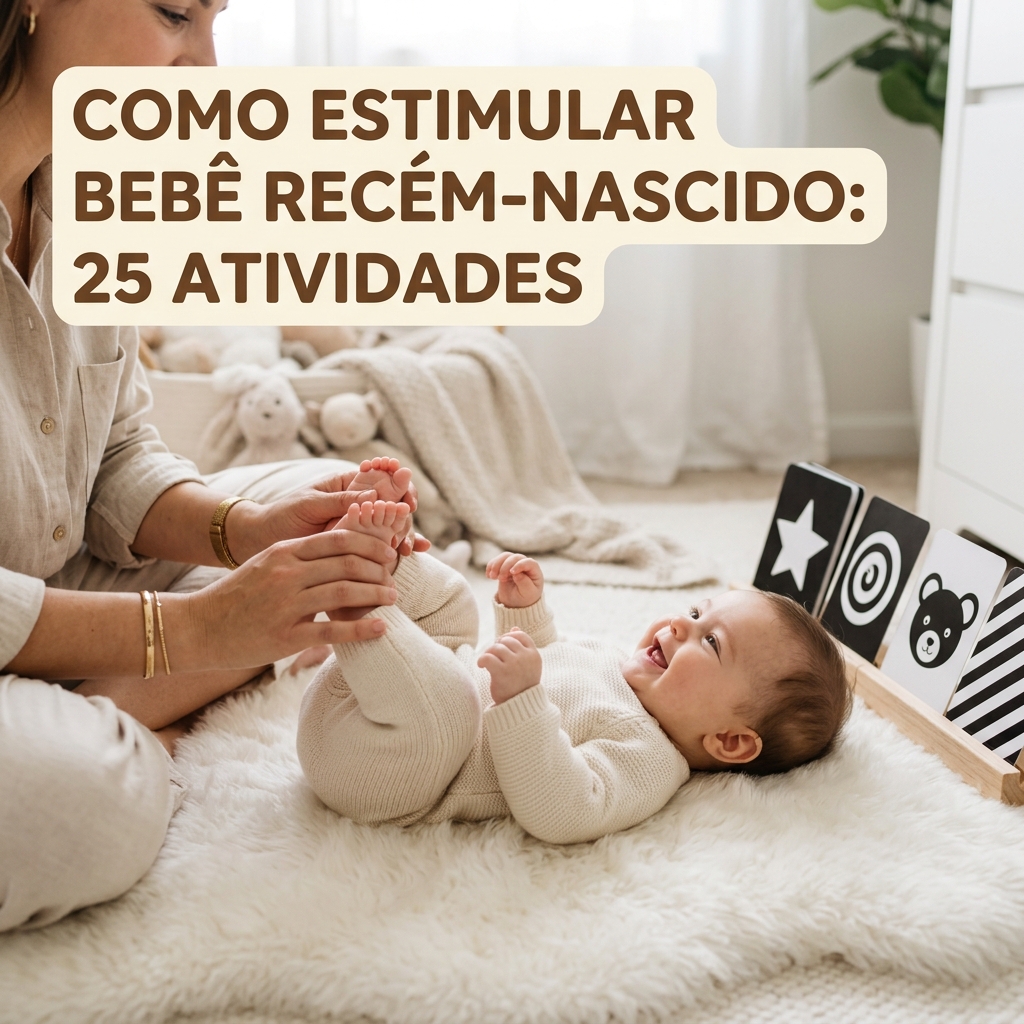 Como Estimular Bebê Recém-Nascido: 25 Atividades para os Primeiros Meses