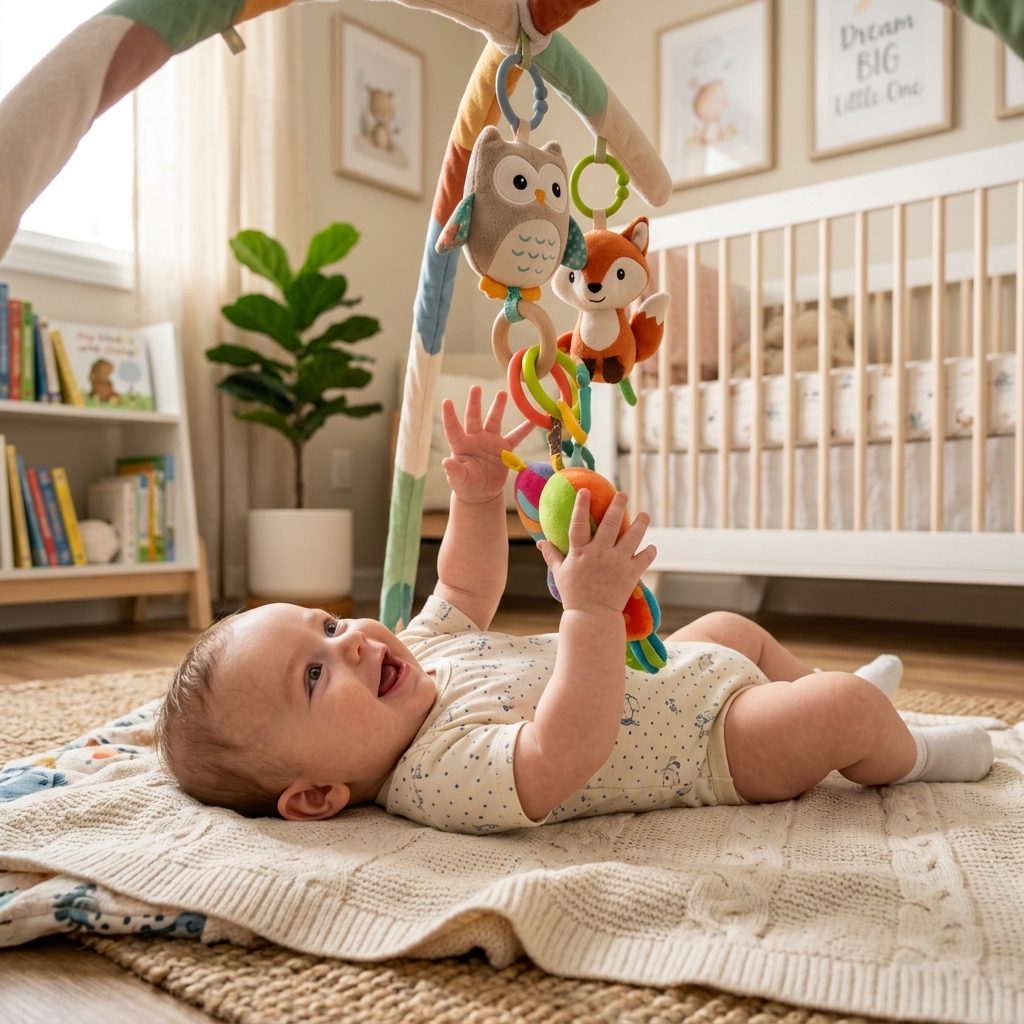 Desenvolvimento do Bebê de 3 Meses: 20 Marcos + 15 Atividades + Guia de Compra